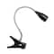 Simple Designs Flexible Gooseneck LED Clip Light Desk Lamp